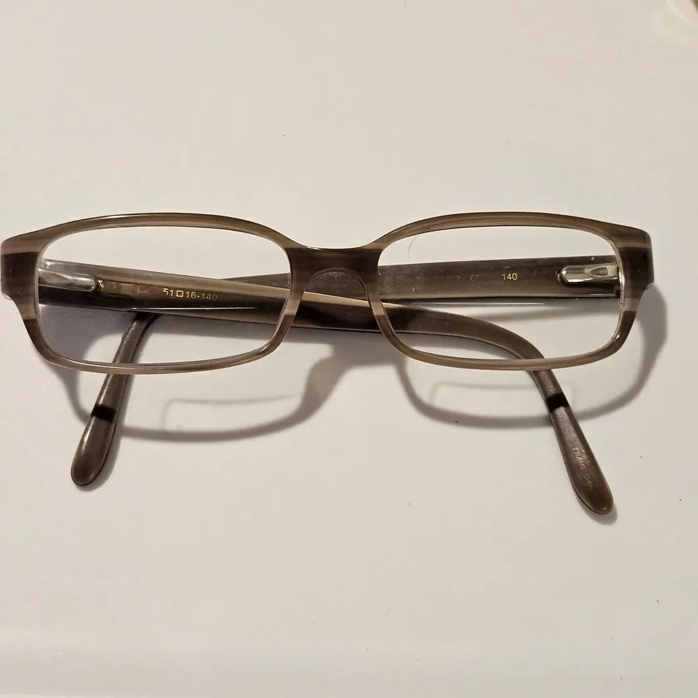 VINTAGE Brown Levis Rectangular Eyeglasses FRAMES UNISEX